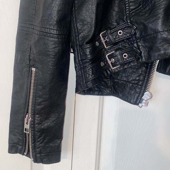 Like new! American Eagle AE Moto Leather jacket faux leather jacket - Picture 3 of 7